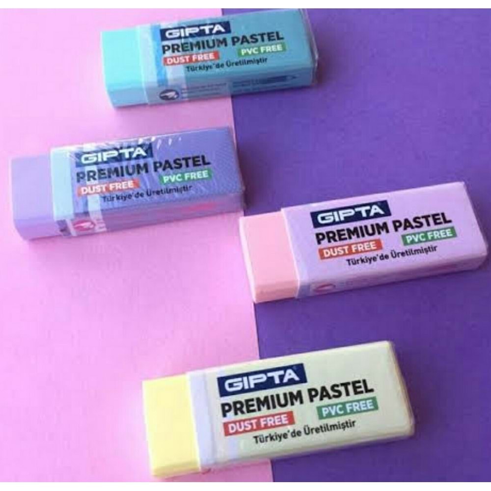 Gıpta Silgi Premium PVC Dust Free Pastel Renkler