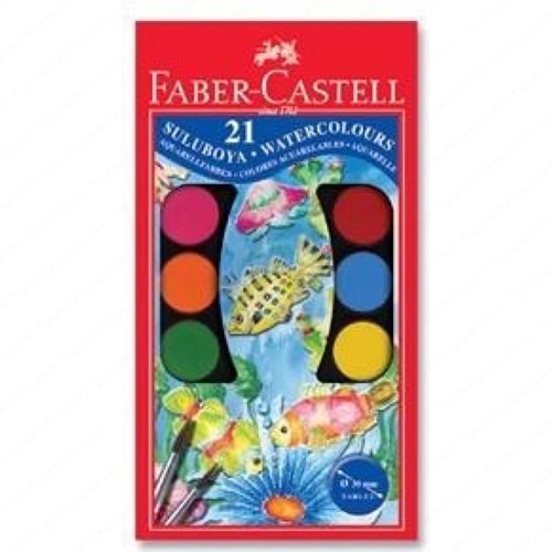 Faber Castell Suluboya Redline 21 Renk Büyük Boy