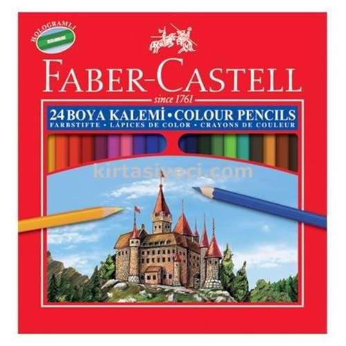 Faber-Castell Karton Kutu Boya Kalemi 24 Renk