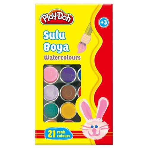 Play-Doh 21 Renk Sulu Boya