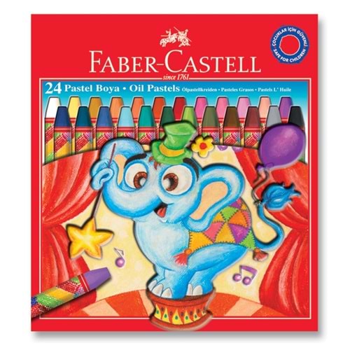 Faber Castel 24 lü Karton Kutu Pastel Boya