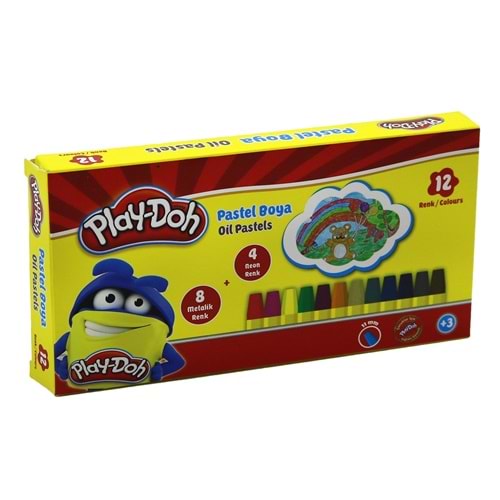 Play-Doh Pastel Boya 8 Renk ve 4 Renk Neon