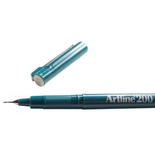 Artline 200cc Fineliner Dark Green