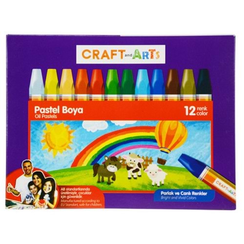 Craft and Arts Pastel Boya 12'li Karton Kutu