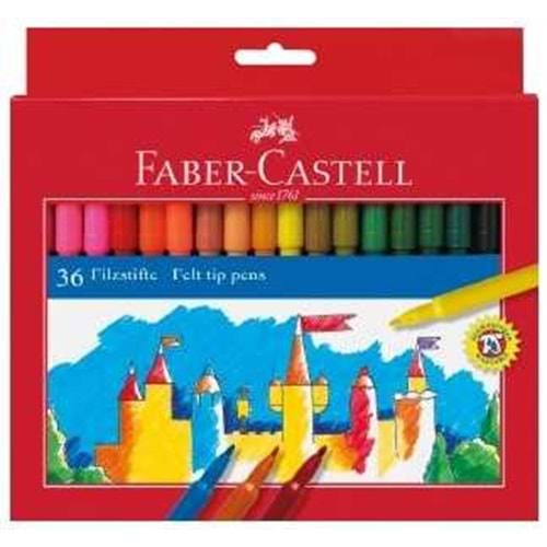 Faber Castel Unicolor Keçeli Kalem 36 lı
