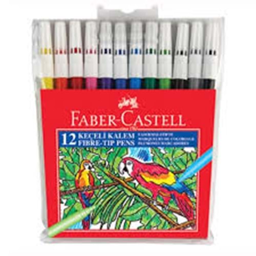 Faber Castel Keçeli Kalem 12 Renk