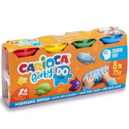 Carioca Baby Oyun Hamuru 75gr x 8 Renk +1 Yaş