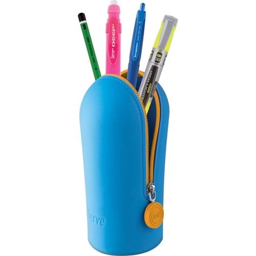 Serve Hoop Kalem Çantası Neon Mavi